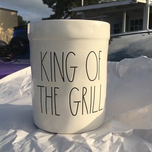 Rae Dunn “KING OF THE GRILL” Utensils Holder